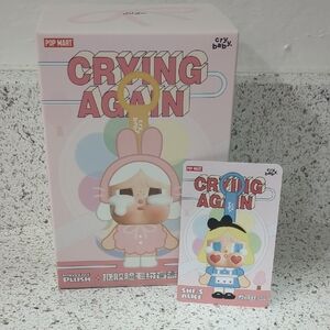 Pop Mart Crying Again Plush She's Alice Plush Pendent